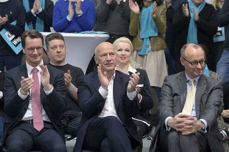 Pressekonferenz der CDU in Berlin