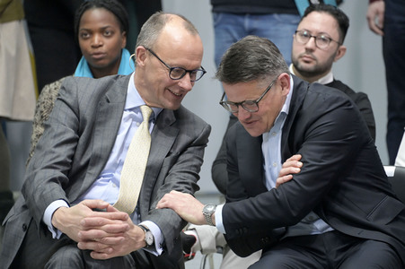 Pressekonferenz der CDU in Berlin