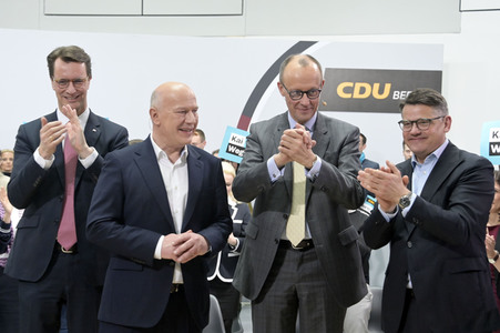 Pressekonferenz der CDU in Berlin
