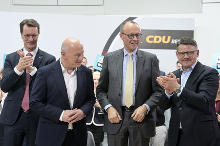 Pressekonferenz der CDU in Berlin
