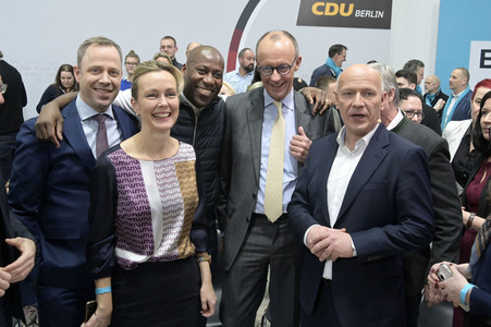 Pressekonferenz der CDU in Berlin