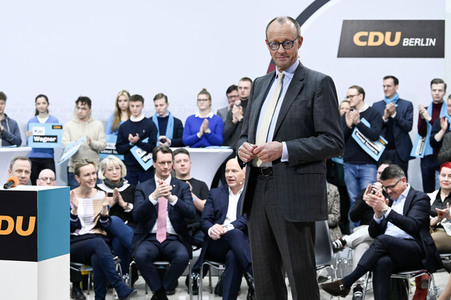 Pressekonferenz der CDU in Berlin