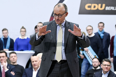 Pressekonferenz der CDU in Berlin