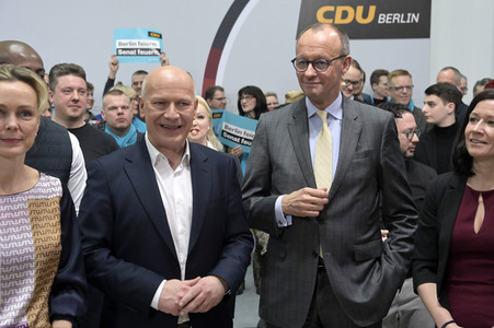 Pressekonferenz der CDU in Berlin