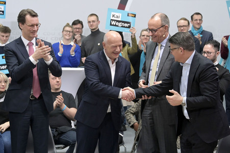 Pressekonferenz der CDU in Berlin