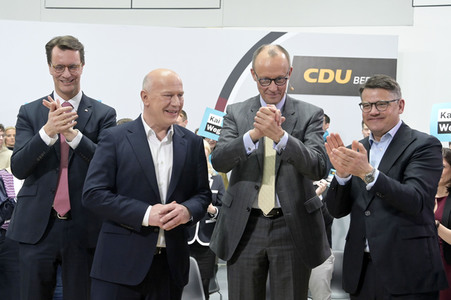 Pressekonferenz der CDU in Berlin