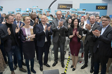 Pressekonferenz der CDU in Berlin