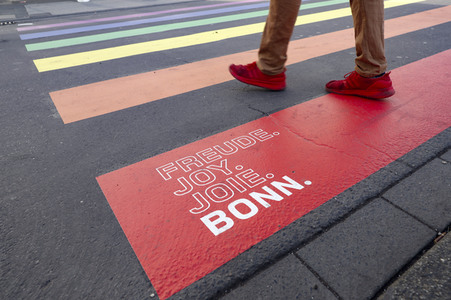 Regenbogen-Zebrastreifen für Bonn