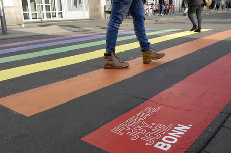 Regenbogen-Zebrastreifen für Bonn