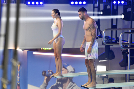TV-Show 'RTL Turmspringen' in Berlin
