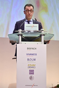 Eröffnung der BIOFACH und VIVANESS 2023 Messe in Nürnberg