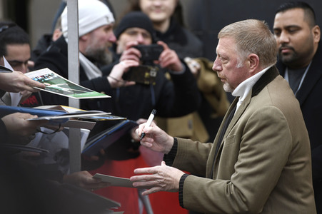 Boris Becker bei der Ankunft am Grand Hyatt Hotel, Berlinale 2023
