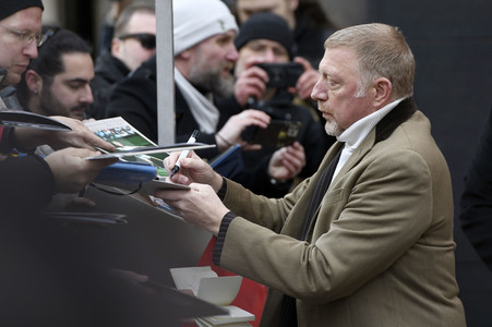 Boris Becker bei der Ankunft am Grand Hyatt Hotel, Berlinale 2023