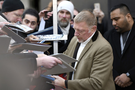 Boris Becker bei der Ankunft am Grand Hyatt Hotel, Berlinale 2023
