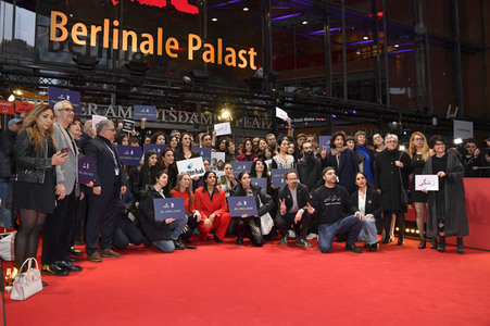 Demonstration der Solidarität mit den Menschen im Iran, Berlinale 2023