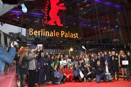Demonstration der Solidarität mit den Menschen im Iran, Berlinale 2023