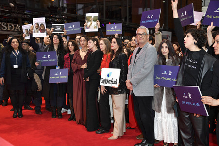 Demonstration der Solidarität mit den Menschen im Iran, Berlinale 2023