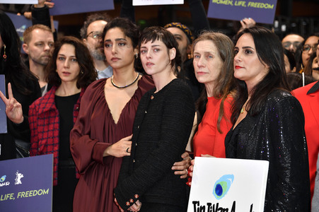 Demonstration der Solidarität mit den Menschen im Iran, Berlinale 2023