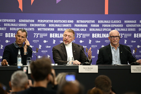 Pressekonferenz 'Boom! Boom! The World vs. Boris Becker', Berlinale 2023