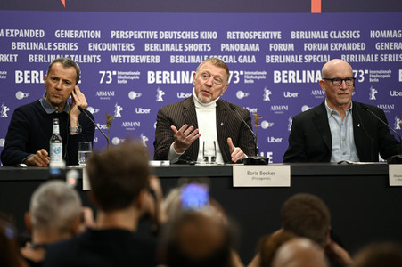 Pressekonferenz 'Boom! Boom! The World vs. Boris Becker', Berlinale 2023
