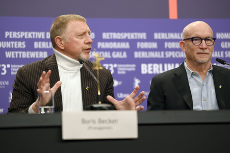 Pressekonferenz 'Boom! Boom! The World vs. Boris Becker', Berlinale 2023