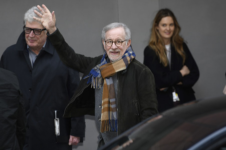 Steven Spielberg bei der Ankunft am Grand Hyatt Hotel, Berlinale 2023