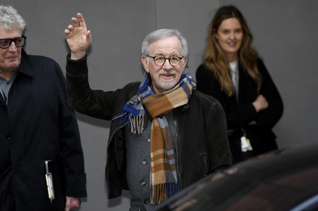 Steven Spielberg bei der Ankunft am Grand Hyatt Hotel, Berlinale 2023