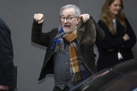 Steven Spielberg bei der Ankunft am Grand Hyatt Hotel, Berlinale 2023