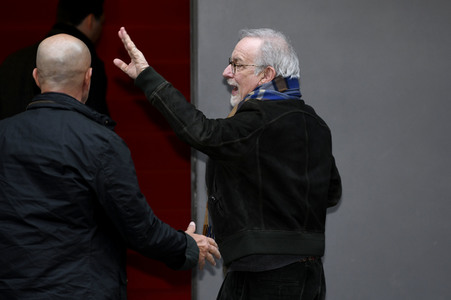 Steven Spielberg bei der Ankunft am Grand Hyatt Hotel, Berlinale 2023