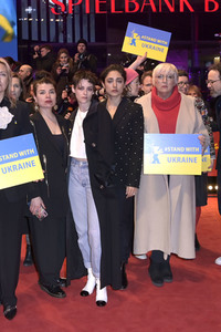 Demonstration der Solidarität mit der Ukraine, Berlinale 2023
