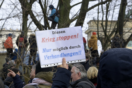 Friedensdemo in Berlin