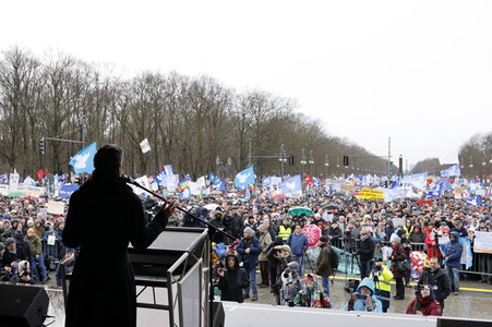 Friedensdemo in Berlin