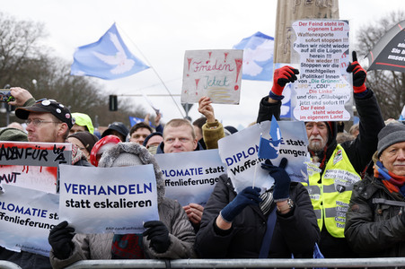 Friedensdemo in Berlin