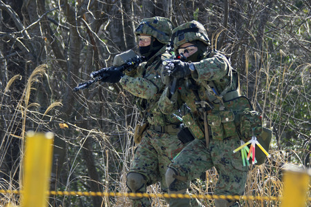 Militärübung 'Dharma Guardian 22' in Takashima