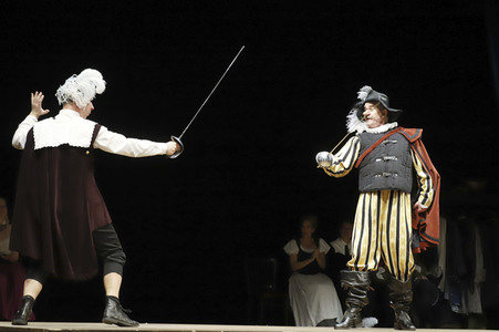 Theaterprobe 'Vorhang auf für Cyrano' in Hamburg