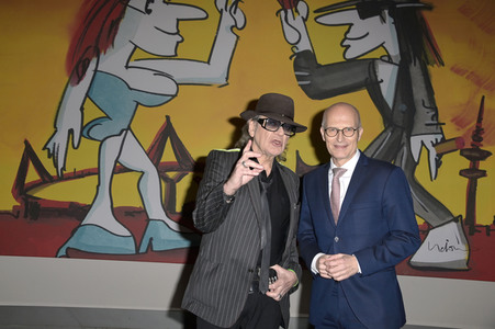 Ausstellungseröffnung in Anwesenheit von Udo Lindenberg im Bundesrat in Berlin