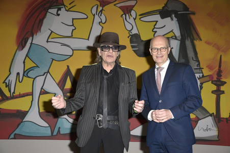 Ausstellungseröffnung in Anwesenheit von Udo Lindenberg im Bundesrat in Berlin