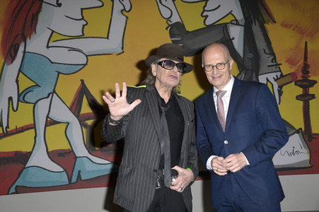 Ausstellungseröffnung in Anwesenheit von Udo Lindenberg im Bundesrat in Berlin