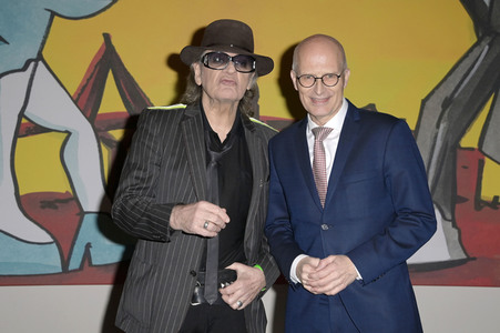 Ausstellungseröffnung in Anwesenheit von Udo Lindenberg im Bundesrat in Berlin