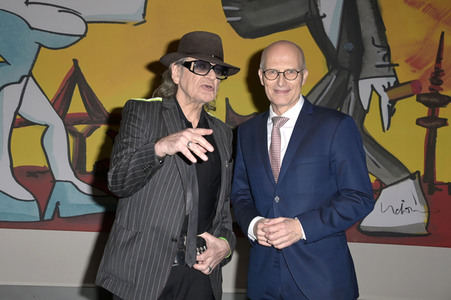 Ausstellungseröffnung in Anwesenheit von Udo Lindenberg im Bundesrat in Berlin