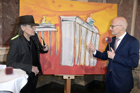 Ausstellungseröffnung in Anwesenheit von Udo Lindenberg im Bundesrat in Berlin
