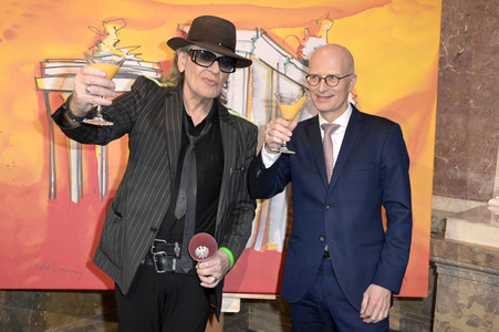 Ausstellungseröffnung in Anwesenheit von Udo Lindenberg im Bundesrat in Berlin