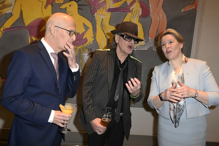 Ausstellungseröffnung in Anwesenheit von Udo Lindenberg im Bundesrat in Berlin