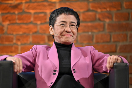 Maria Ressa und Bibiana Beglau auf der lit.Cologne 2023 in Köln