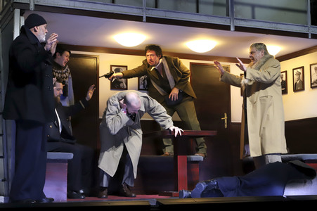 Theaterprobe 'Dat Füerschipp' in Hamburg