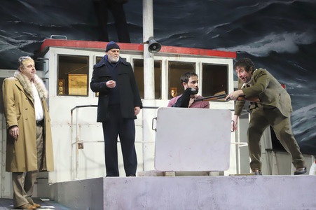 Theaterprobe 'Dat Füerschipp' in Hamburg