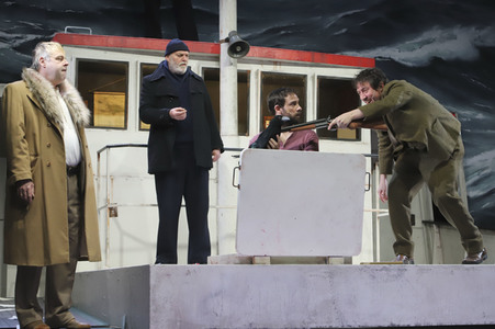 Theaterprobe 'Dat Füerschipp' in Hamburg