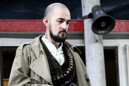 Theaterprobe 'Dat Füerschipp' in Hamburg