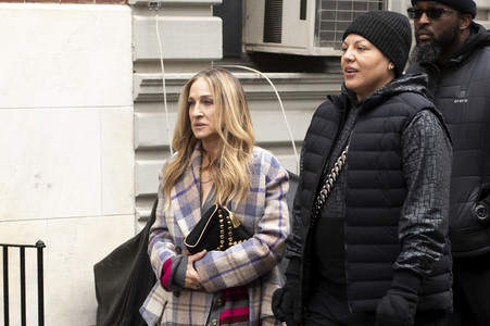 Dreharbeiten 'And Just Like That …' in New York