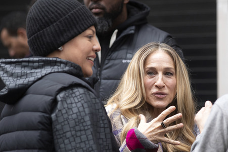 Dreharbeiten 'And Just Like That …' in New York